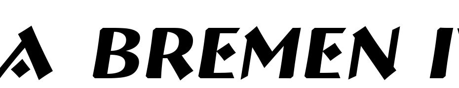 A_Bremen Italic Font Download Free